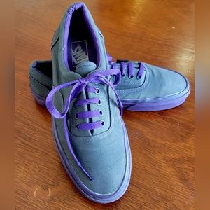 Unisex  VANS Era S Purple and Gray Shoes 